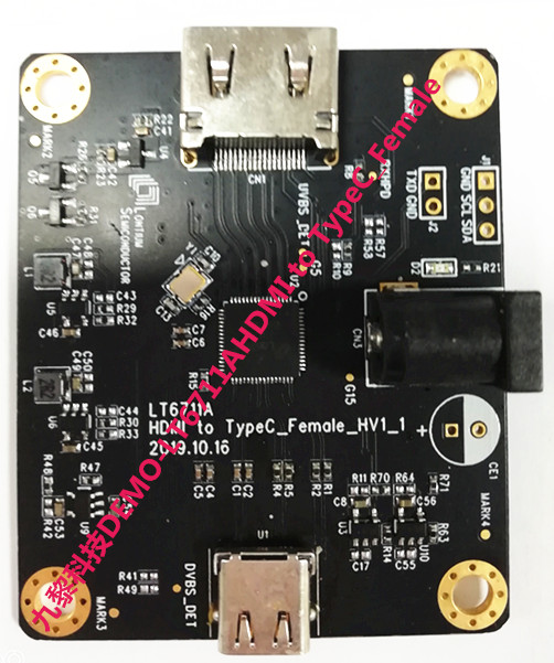 LT6711  HDMI2.0接收器 •DP1.2发送器 USB Type-C充电端口