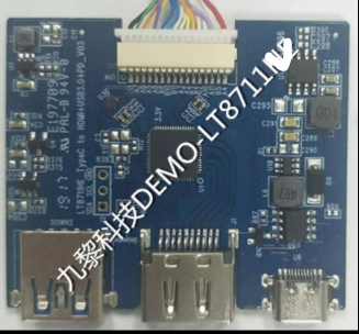 LT8711V -Type-C/DP to VGA with audio+U3+PD2.0